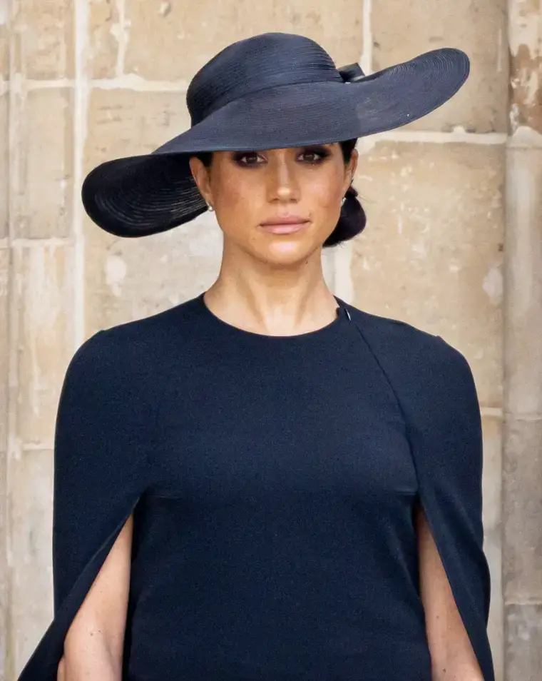 Meghan Markle at the Queen's funeral. 