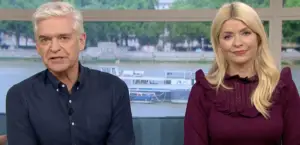 Holly Willoughby and Phillip Schofield on This Morning.