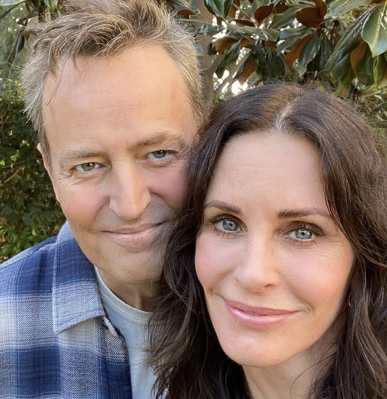 Matthew Perry and Courteney Cox. 