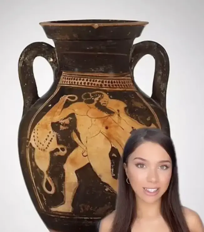 Woman explains why Greek statues have small manhoods. 