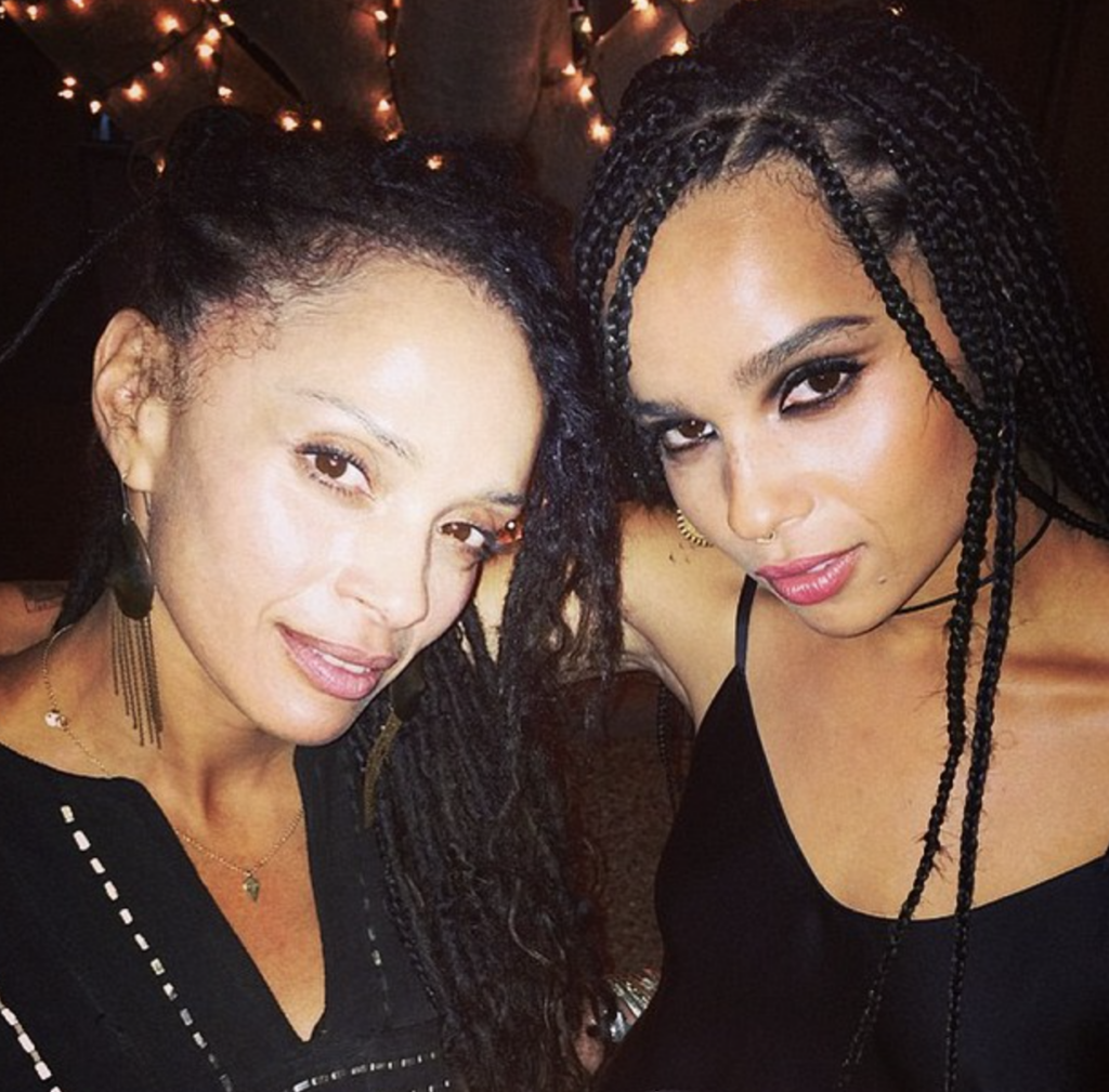 Lisa Bonet and Zoë Kravitz.