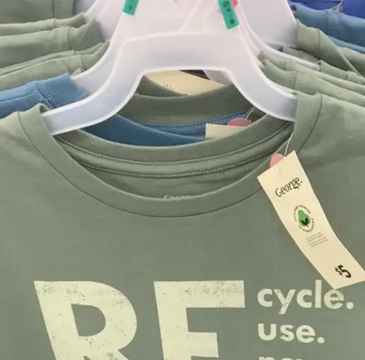 Walmart's recycle T-shirt.