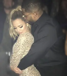 Khloé Kardashian and Tristan Thompson.