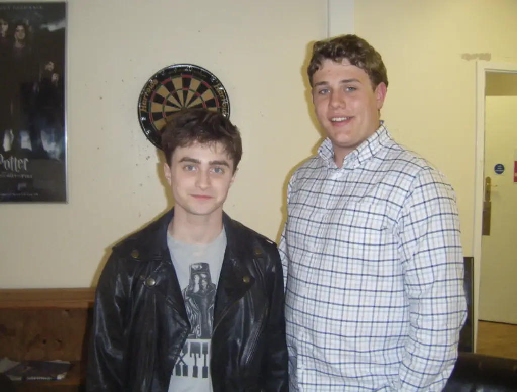 Daniel Radcliffe and Rob Knox.