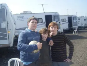 Rob Knox and Rupert Grint. 