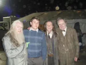 Michael Gambon, Rob Knox, David Bradley, and Jim Broadbent. 