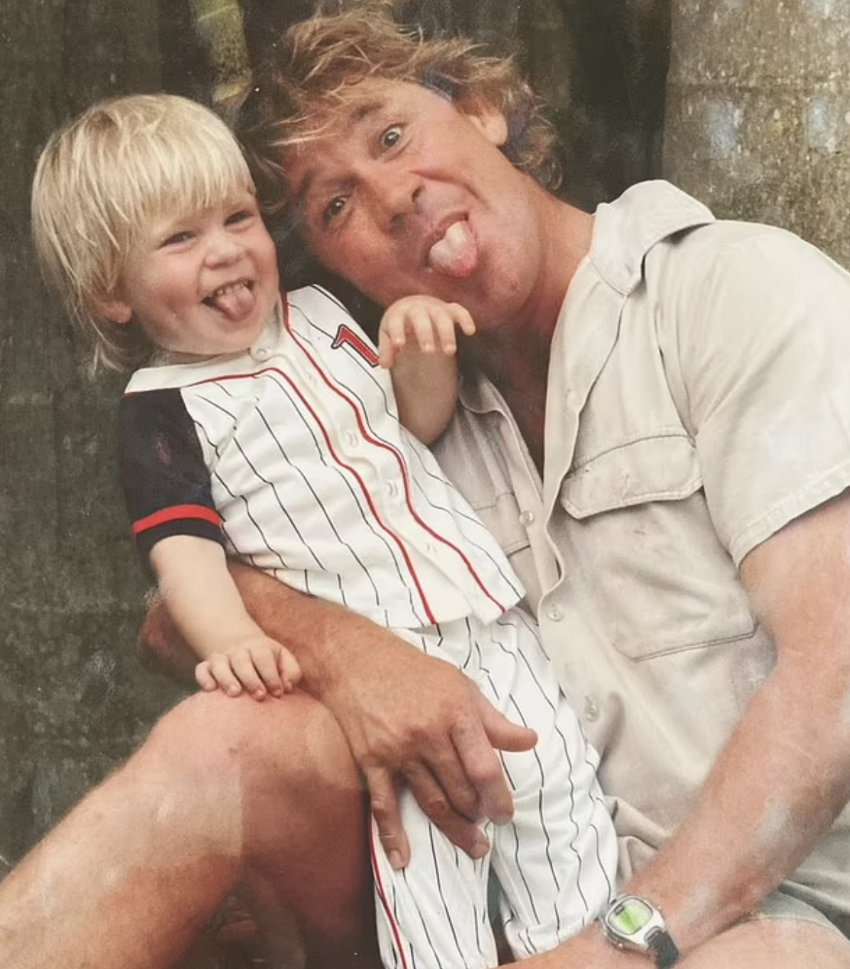 Robert and Steve Irwin