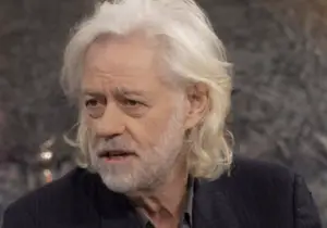 Bob Geldof on This Morning. 