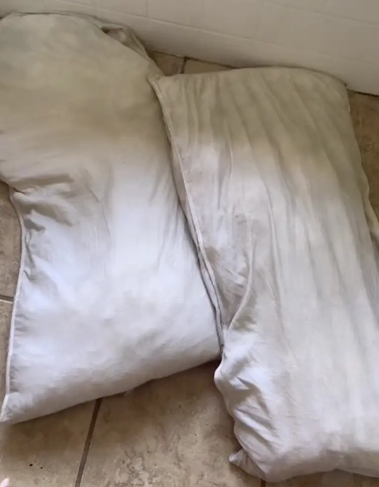 Clean pillows.