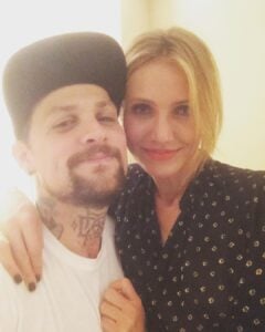 Benji Madden and Cameron Diaz.