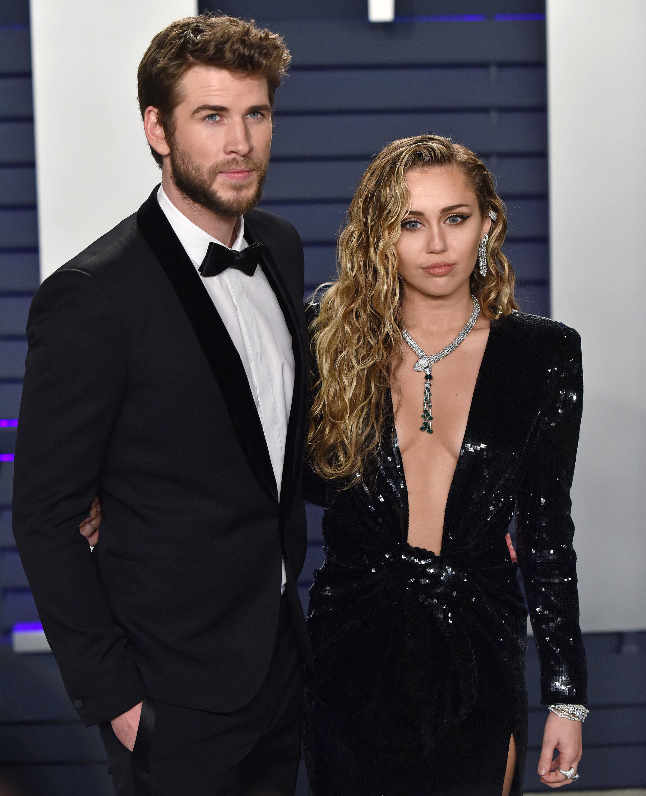 Liam Hemsworth and Miley Cyrus.