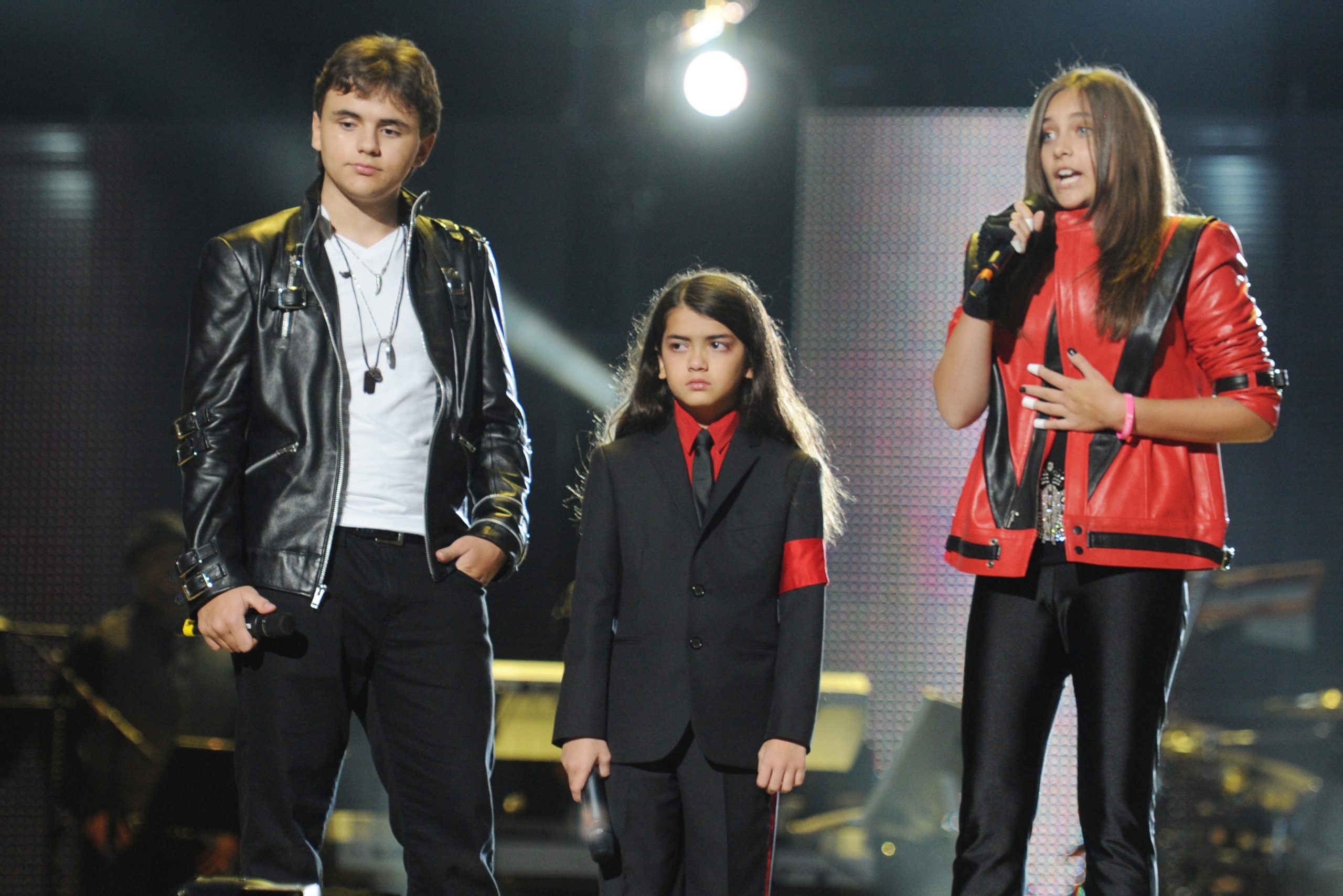 Prince, Paris and Bigi Jackson.