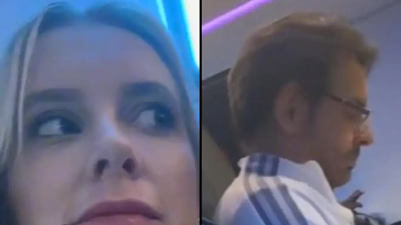 A passenger has gone viral on TikTok after trying to work out who a mystery celebrity on her plane was.