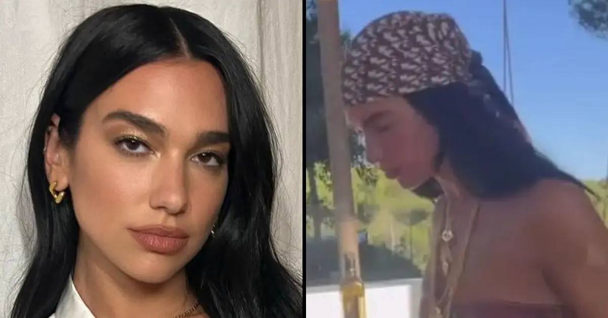 Dua Lipa is being mocked by fans after they spotted an embarrassing detail in the pop star's cooking shrimp video.