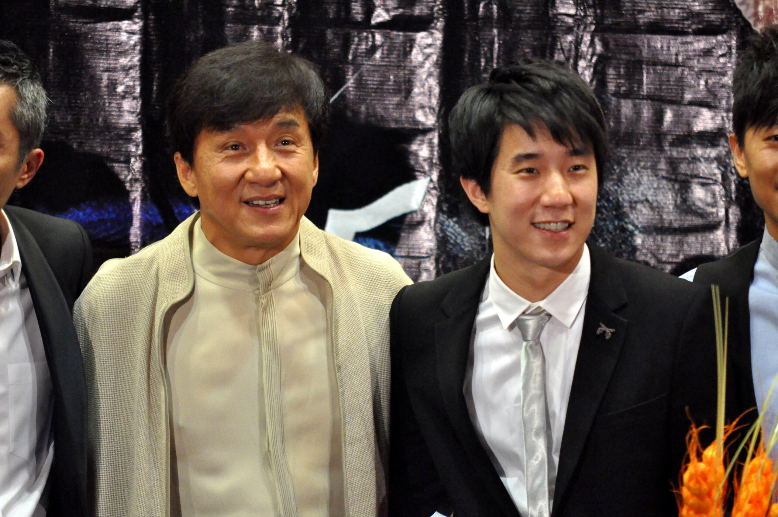 Jackie Chan with his son Jaycee 