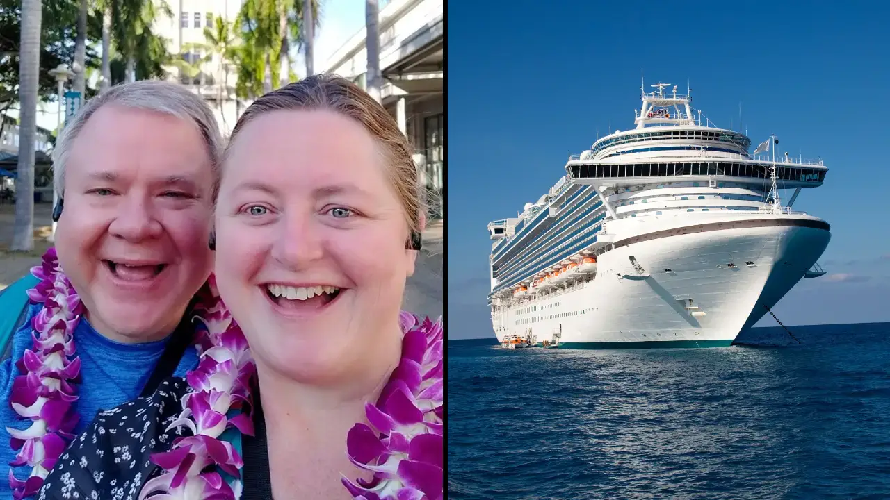 A couple has decided to live on a cruise ship after realising that it is cheaper than paying a mortgage.