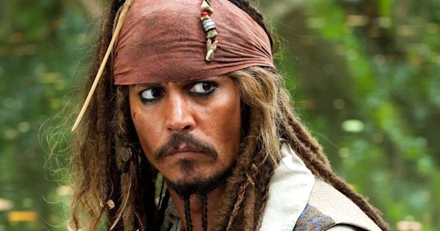 Captain Jack Sparrow in Pirates of the Caribbean