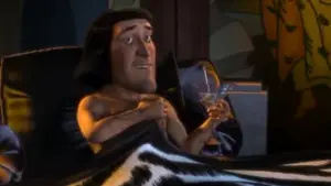 Lord Farquaad in bed. 