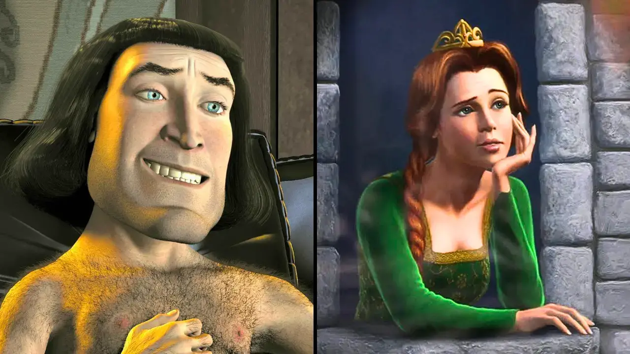 The Lord Farquaad bed scene in the first Shrek movie has left some fans 'traumatised'.