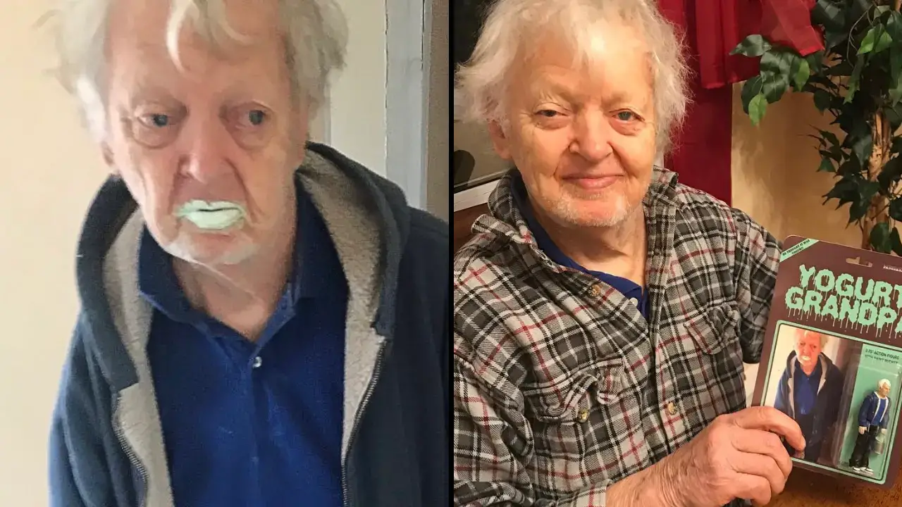 Paint Grandpa, the man who became a meme after eating paint thinking it was yoghurt, has died aged 91.