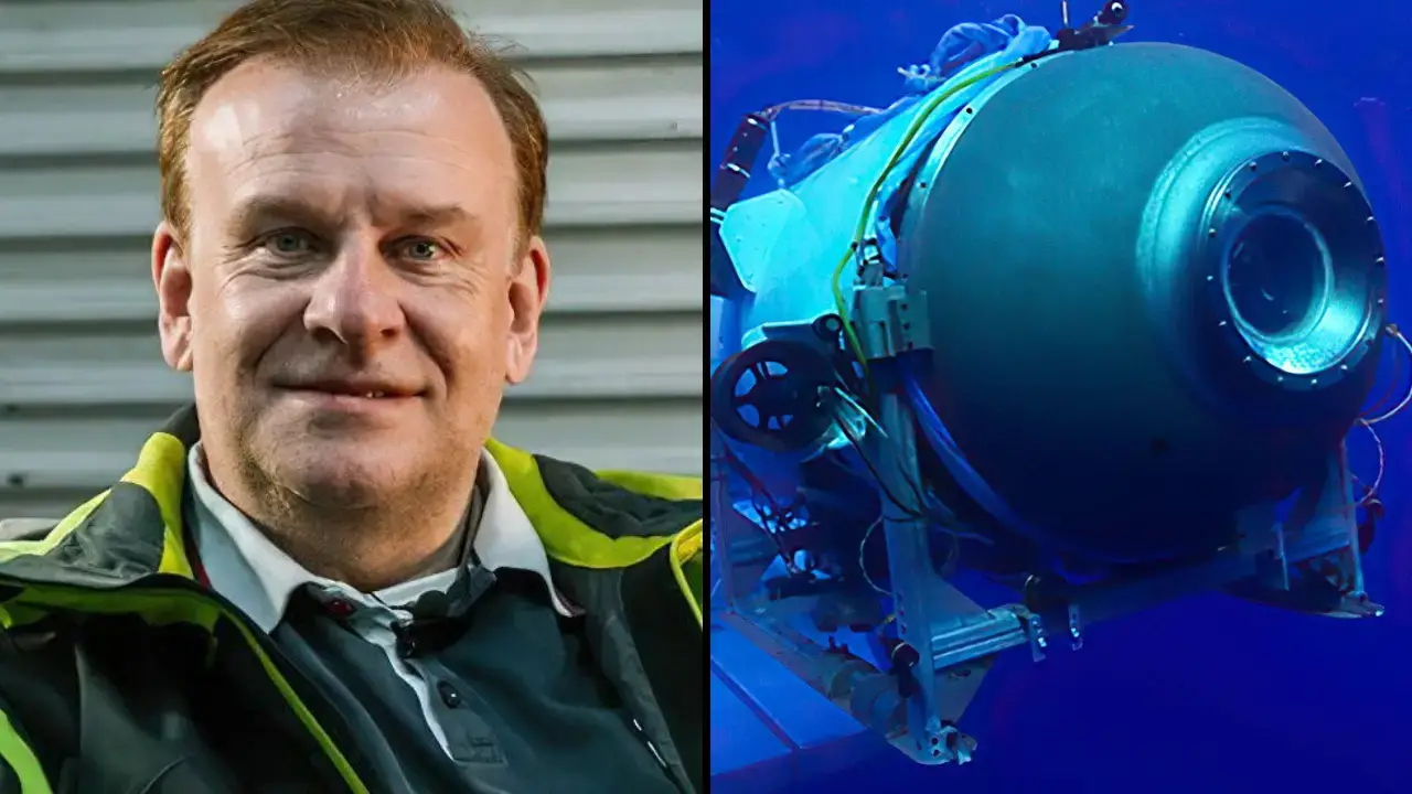 The haunting final text from British billionaire Hamish Harding - trapped inside the missing Titanic submarine - has been revealed.