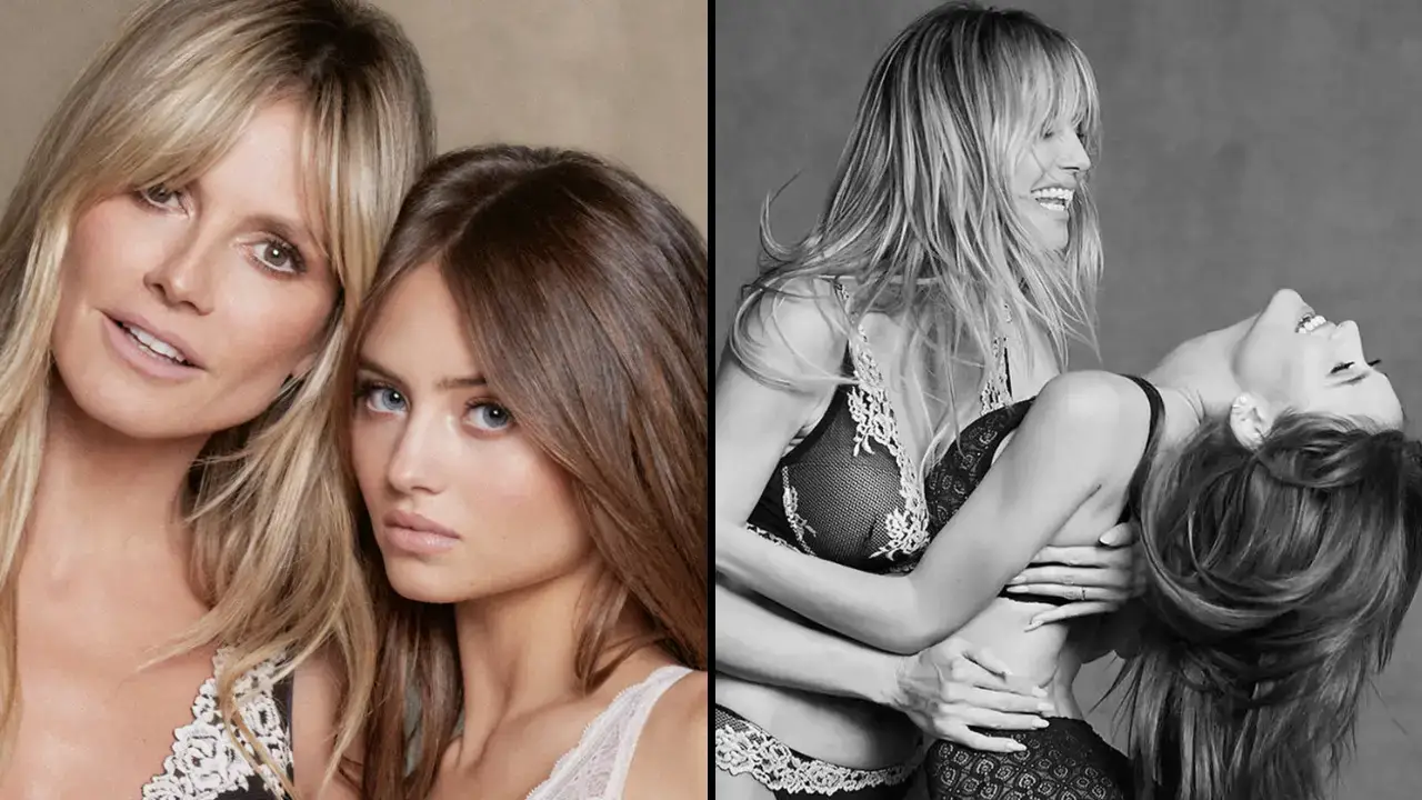 Heidi Klum's 18-year-old daughter has responded to the backlash over the pair's 'weird' lingerie photo shoot. 