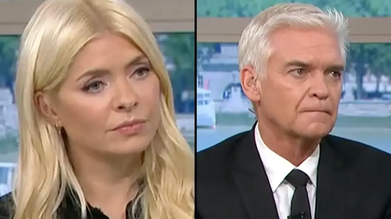 Phillip Schofield and Holly Willoughby on This Morning.