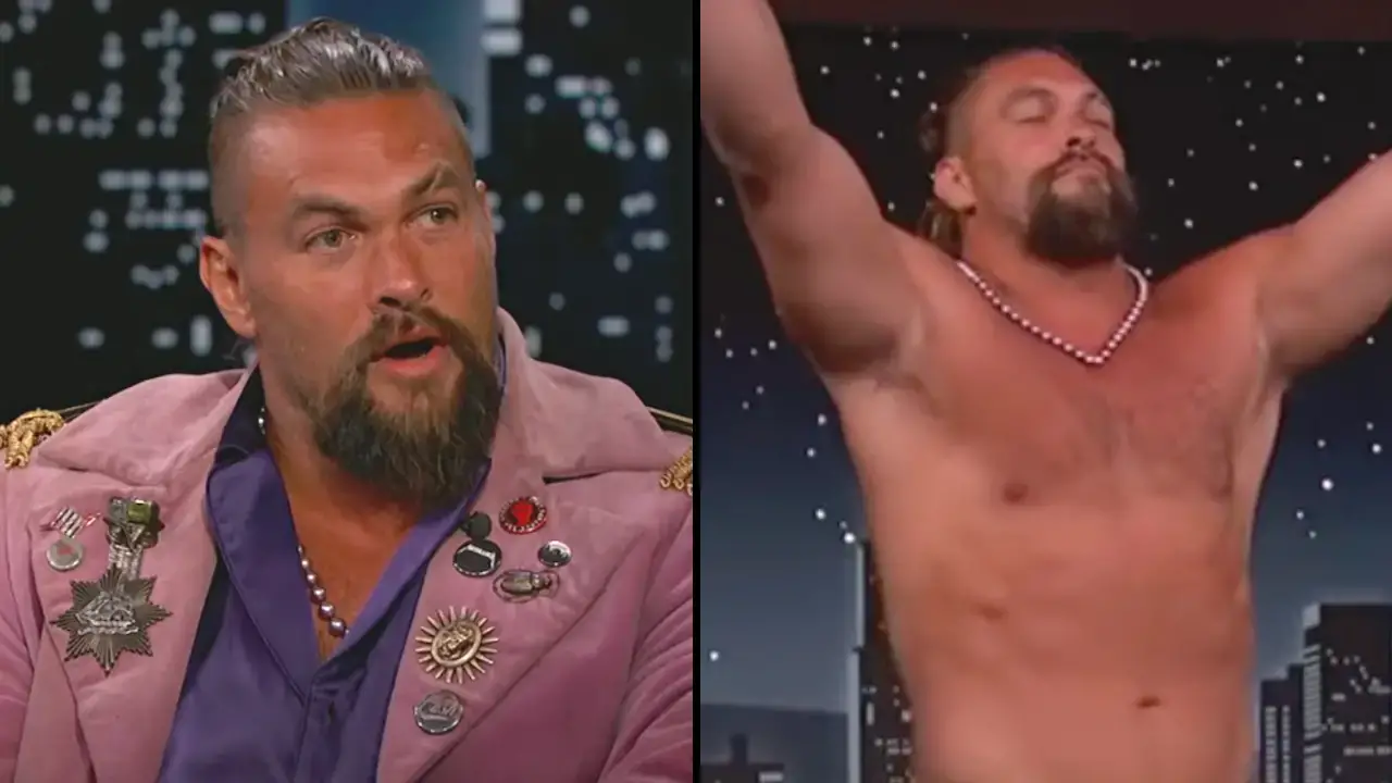 Jason Momoa has said he no longer enjoys wearing clothes after stripping off on Jimmy Kimmel Live.