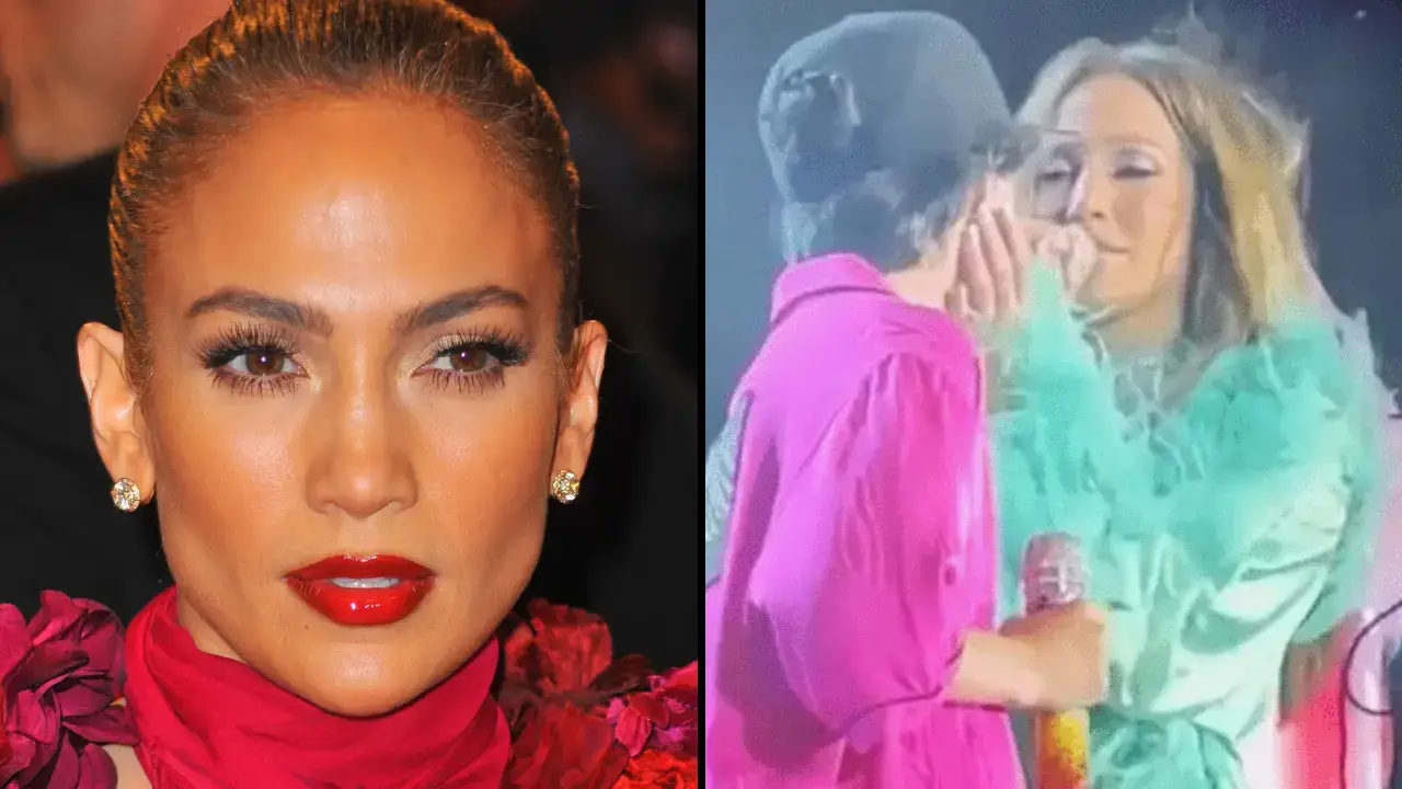 Jennifer Lopez's child Emme appears to have come out as non-binary, with the singer introducing them with they-them pronouns.