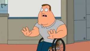 Joe Swanson in Family Guy. 