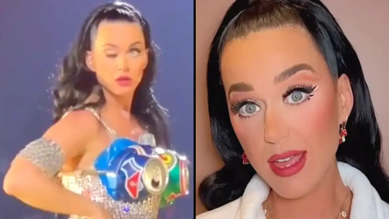 Katy Perry has addressed the viral video of her eye 'glitching' mid-concert.