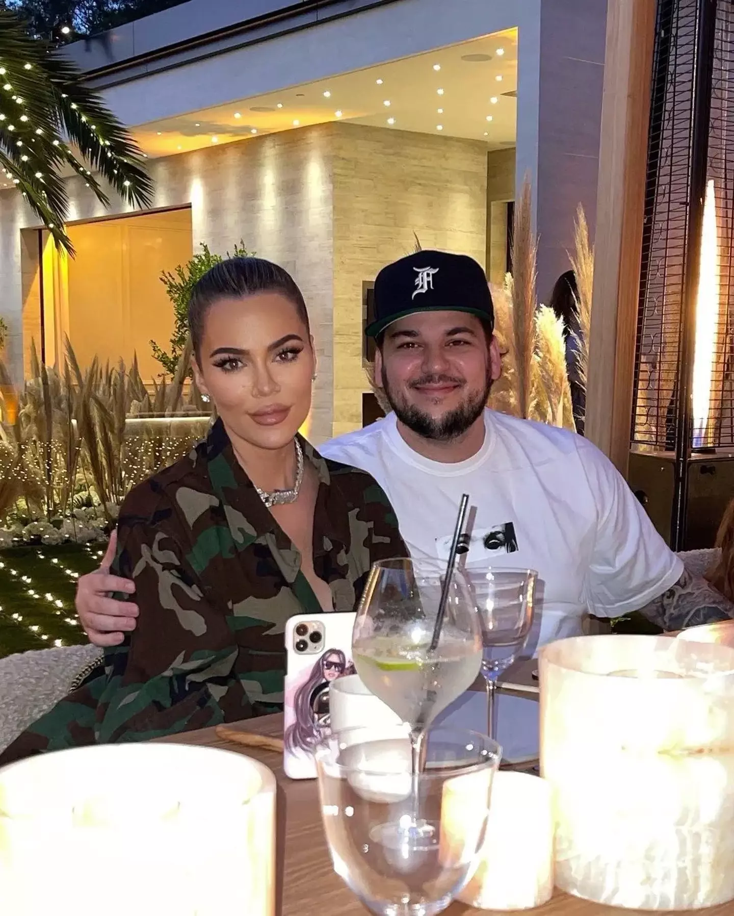 Khloé and Rob Kardashian. 