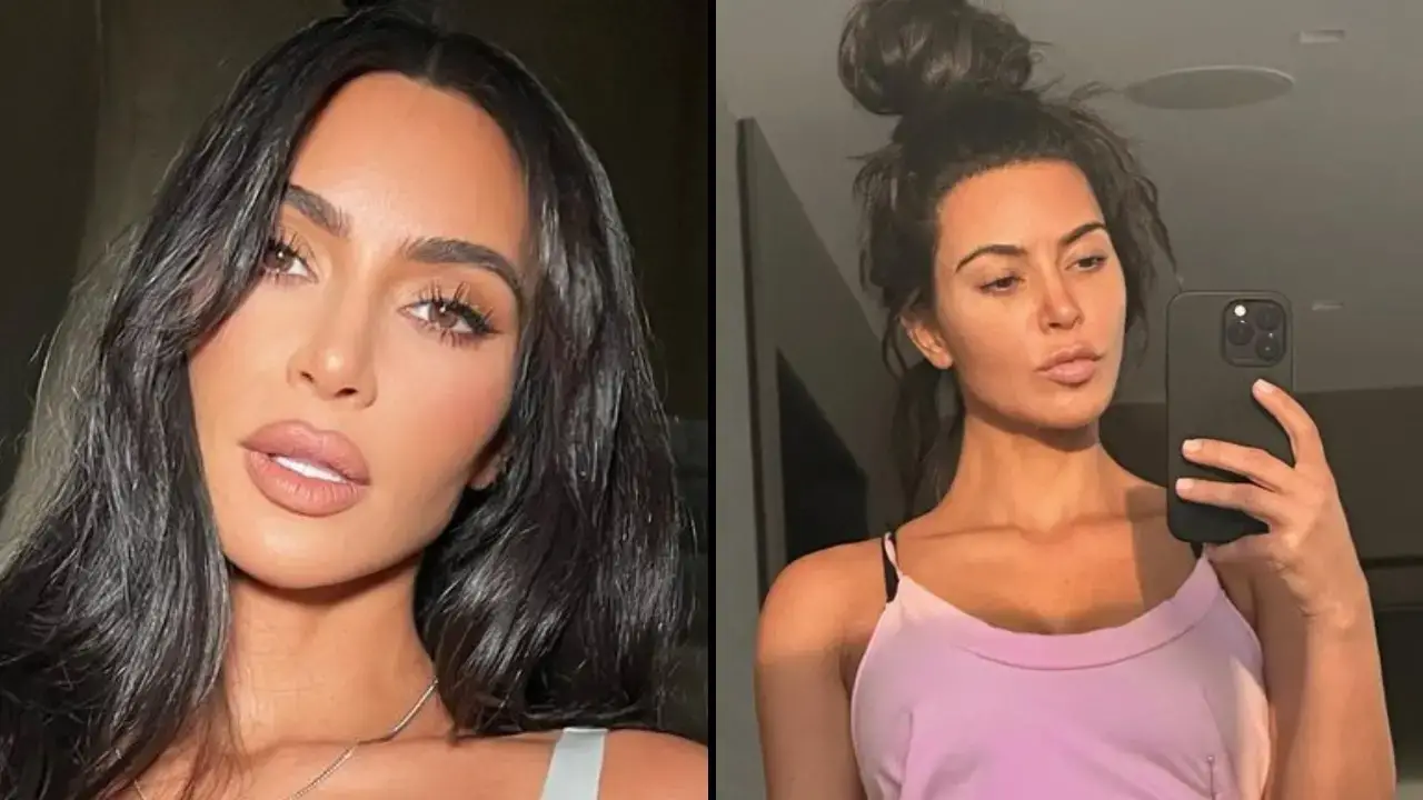 Kim Kardashian 'freaking out' after spotting a mysterious shadow of a woman in the background of her selfie.