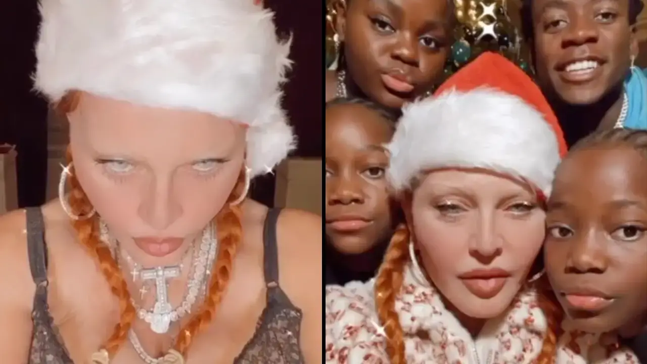 Madonna has left her fans feeling 'uncomfortable' after uploading a 'creepy' Christmas Instagram post.