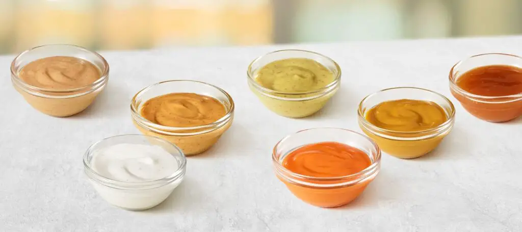 McDonald's dipping sauces. 