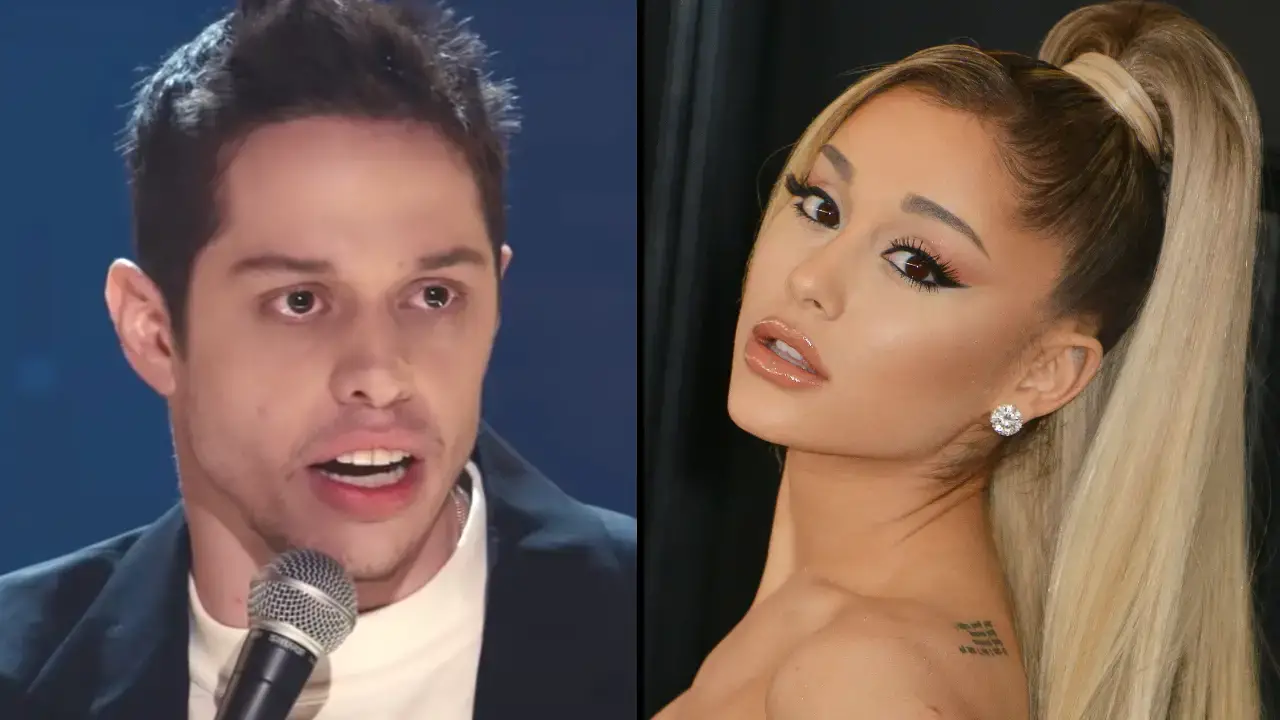 Pete Davidson fired a savage joke at Ariana Grande after she claimed that she only dated him as a distraction.