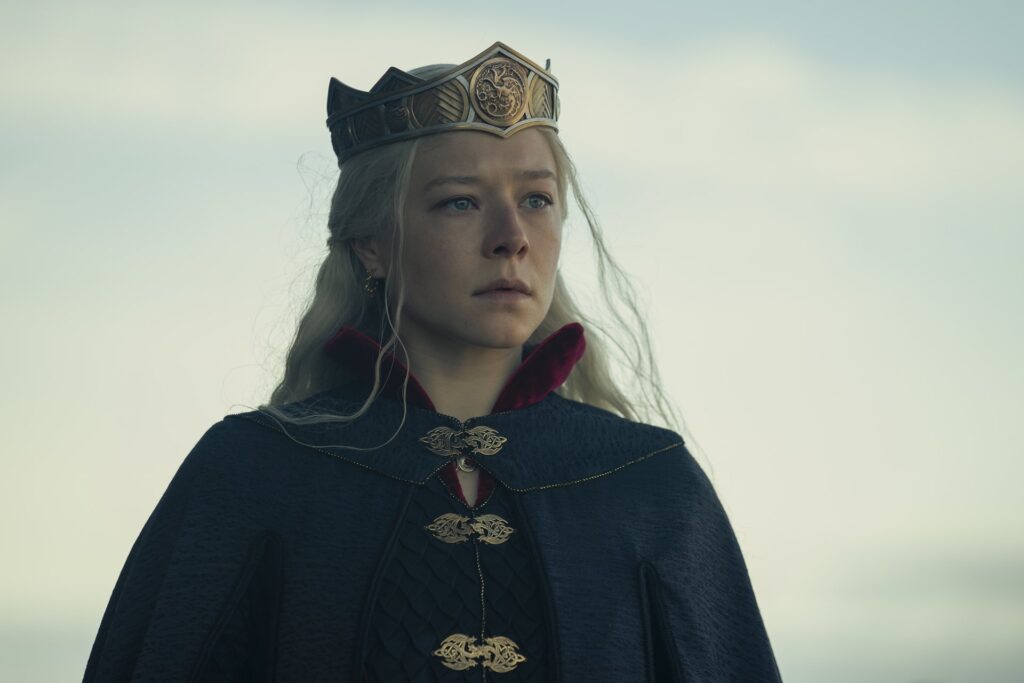 Princess Rhaenyra (Emma D'Arcy) in House of the Dragon. 