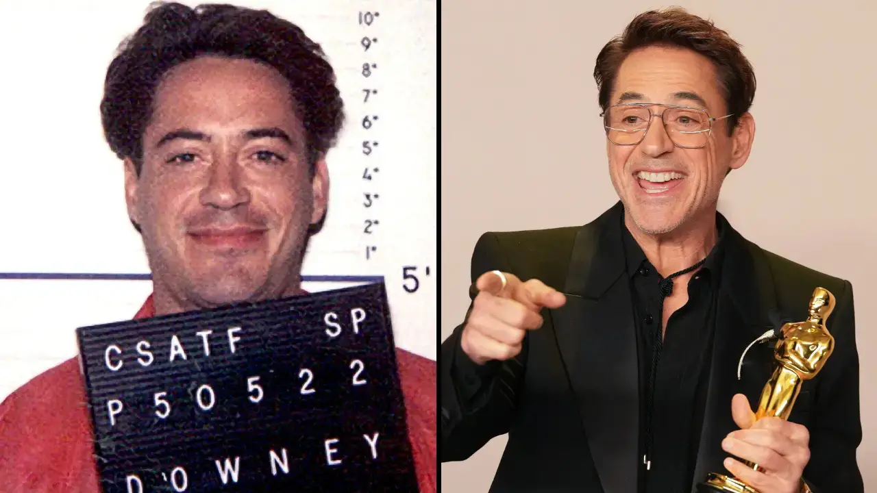 Robert Downey Jr. overcame addiction and arrests before winning the Best Supporting Actor Oscar at last night's awards.