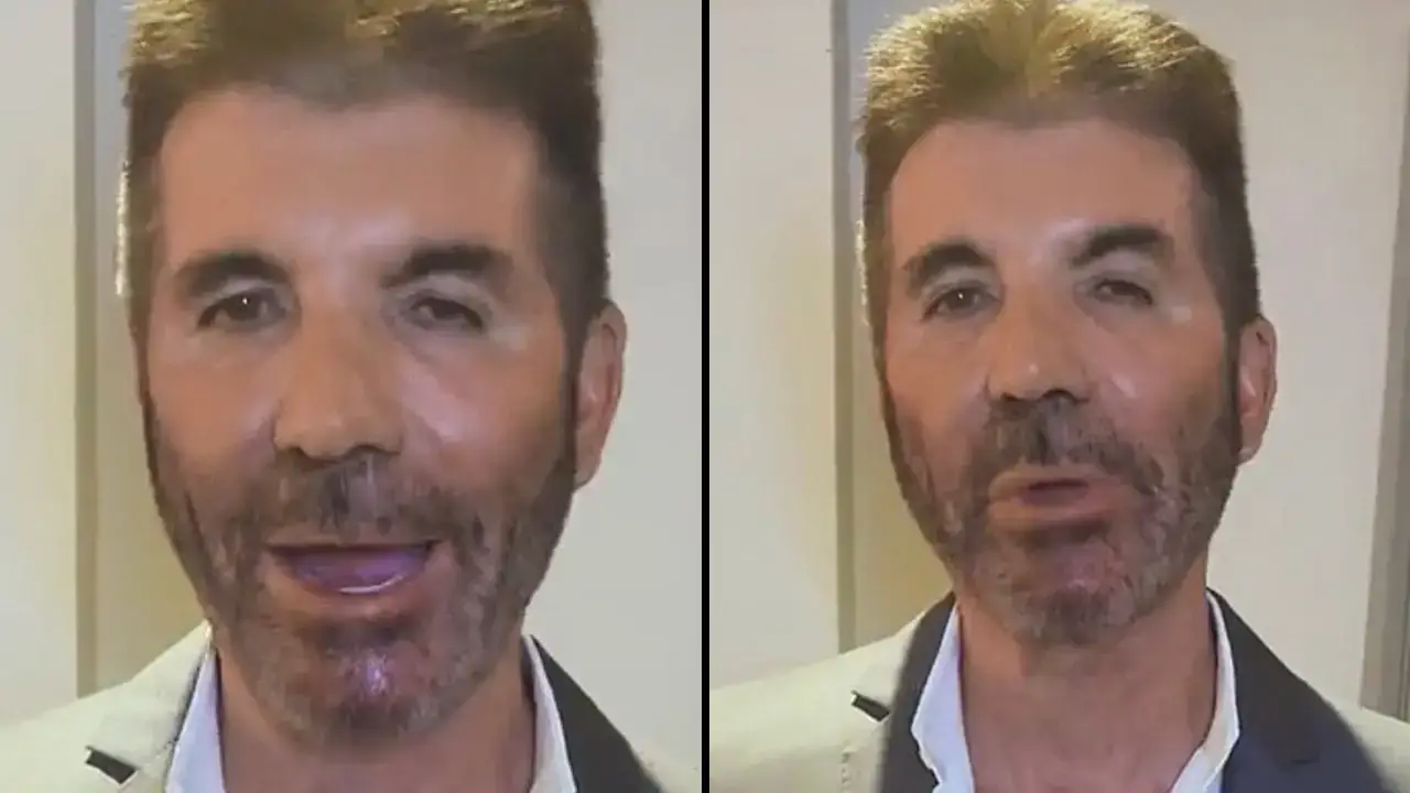 Simon Cowell concerned fans with a social media appearance which left some fans unable to recognize him. 