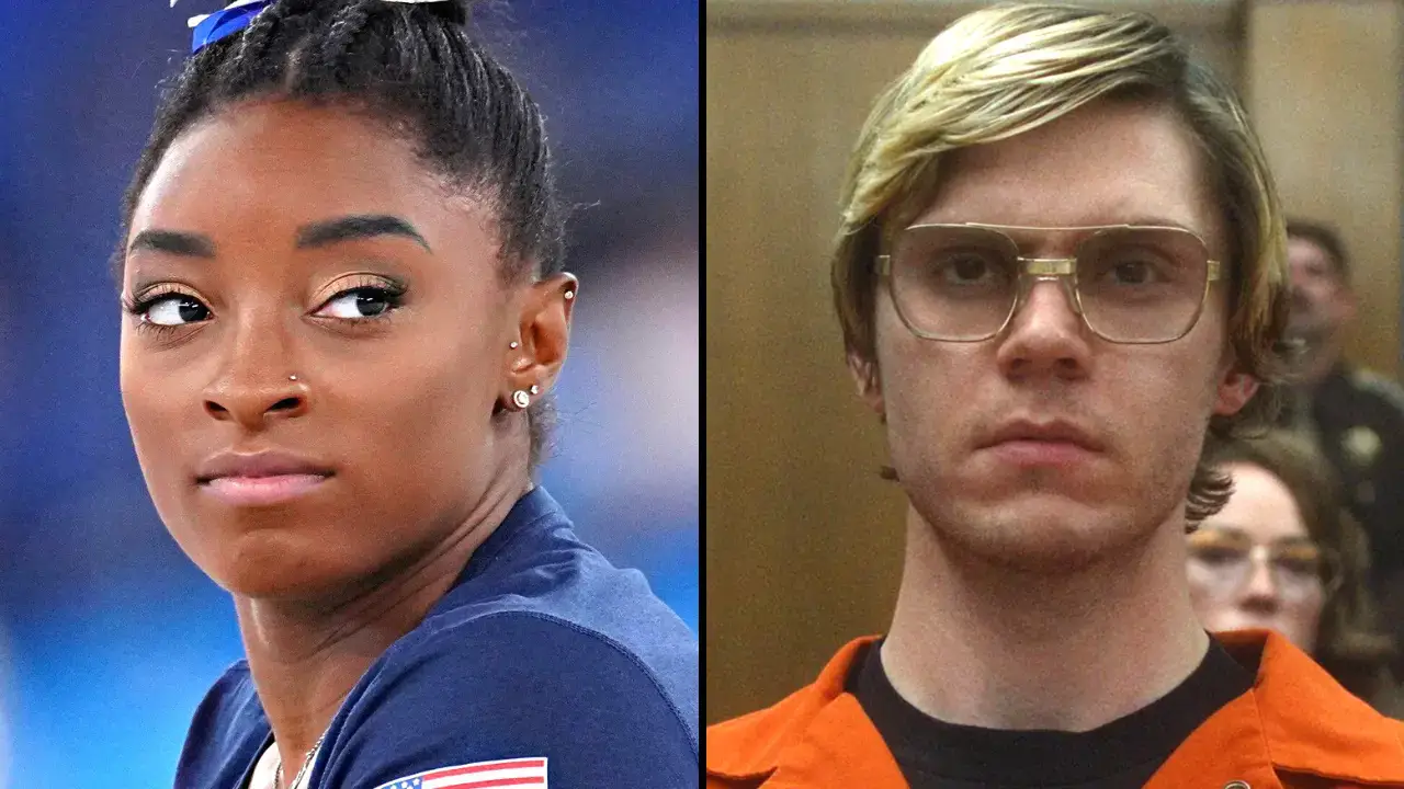 Olympic gymnast Simon Biles has urged people not to dress up as Jeffrey Dahmer this Halloween.