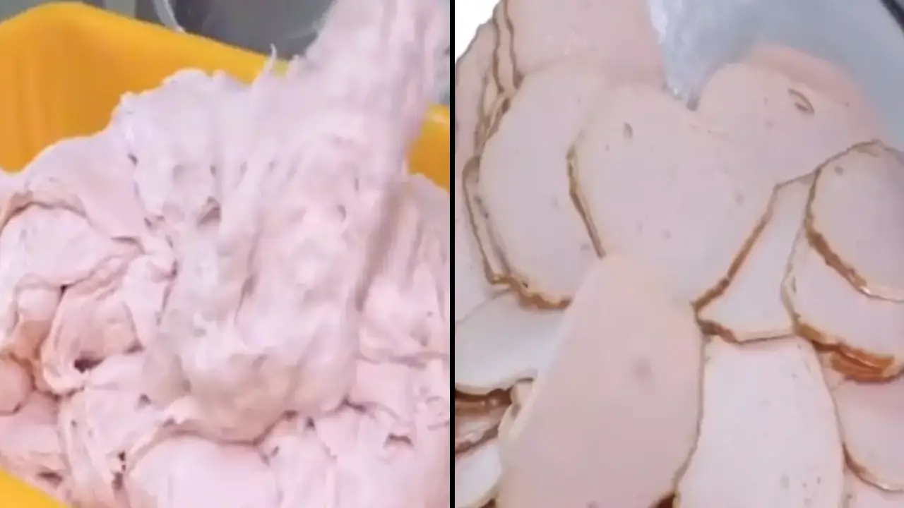 People are refusing to eat sliced ham after finding out how it's made.