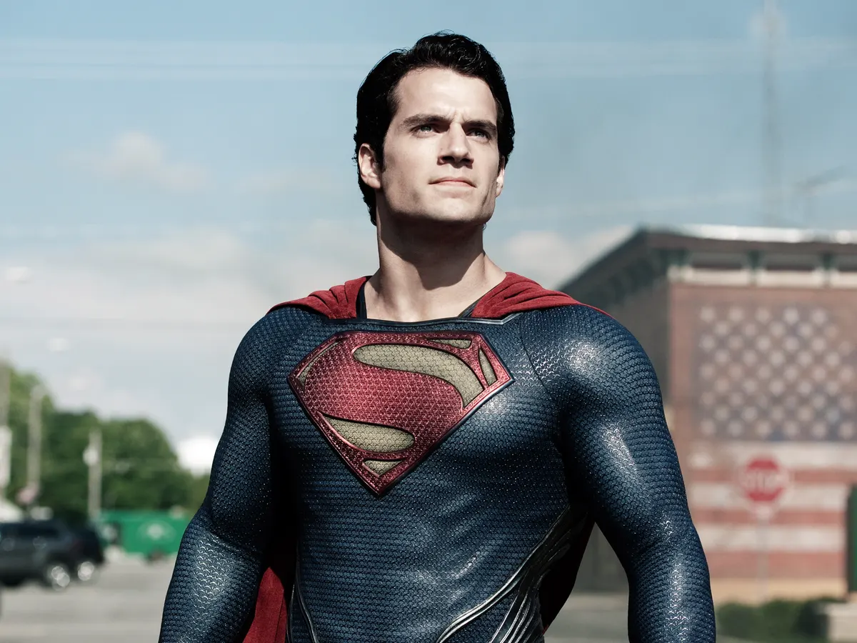 Henry Cavill as Superman.