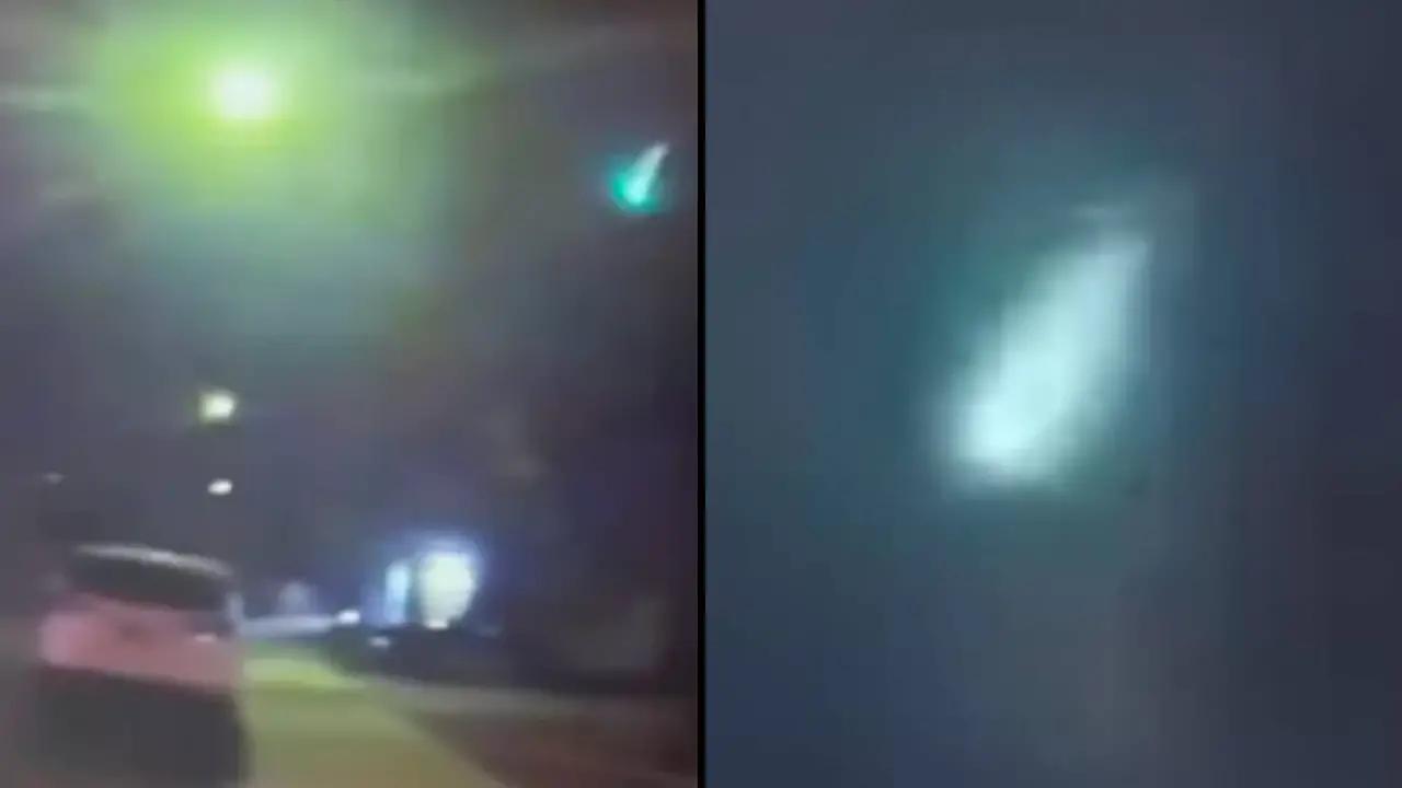 Police bodycam footage shows a UFO crash landing in a Las Vegas backyard. Find out more information here...