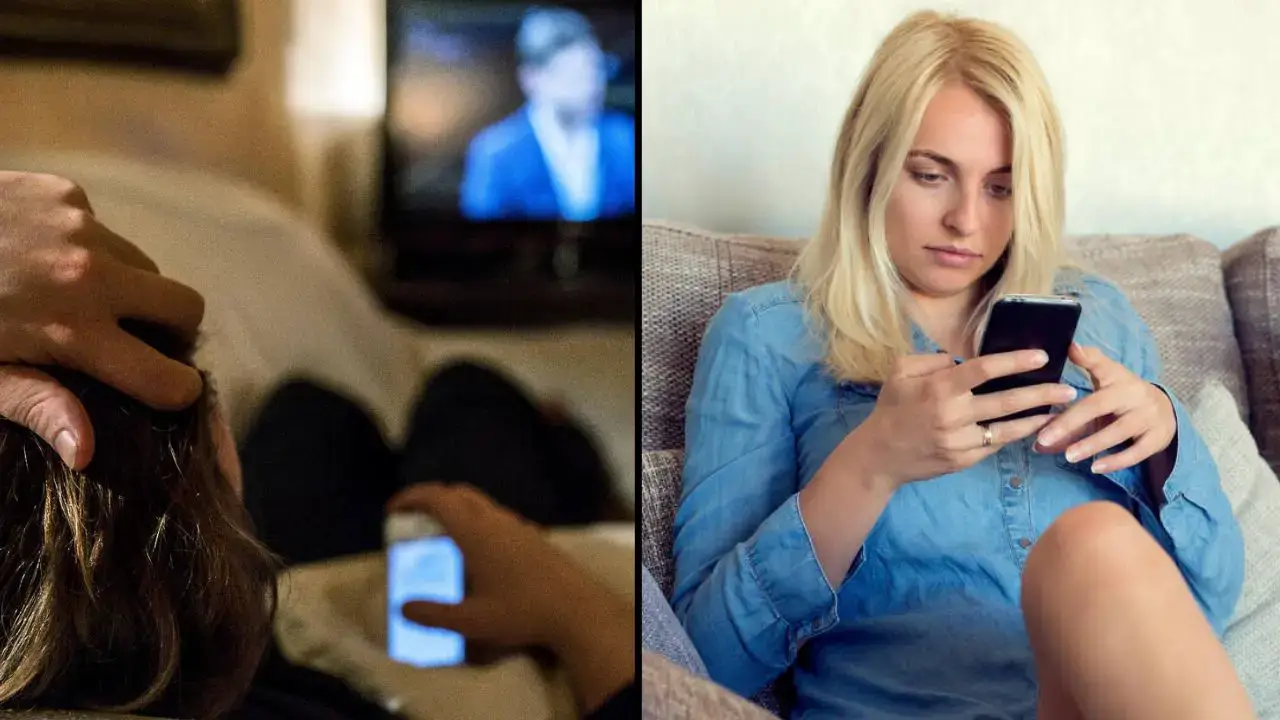 Experts have issued a warning to people who look at their phones while watching a movie.