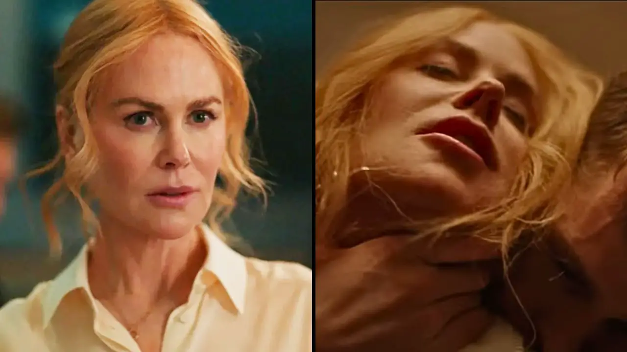 Nicole Kidman says she was forced to pause filming scenes of her new movie Babygirl as she 'didn't want to org*** anymore.'