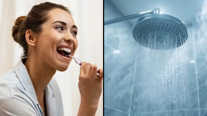 A dentist has issued a stark warning over a seemingly harmless habit practiced by many: brushing teeth in the shower.