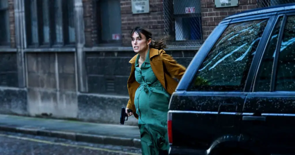 Keira Knightley in Black Doves.