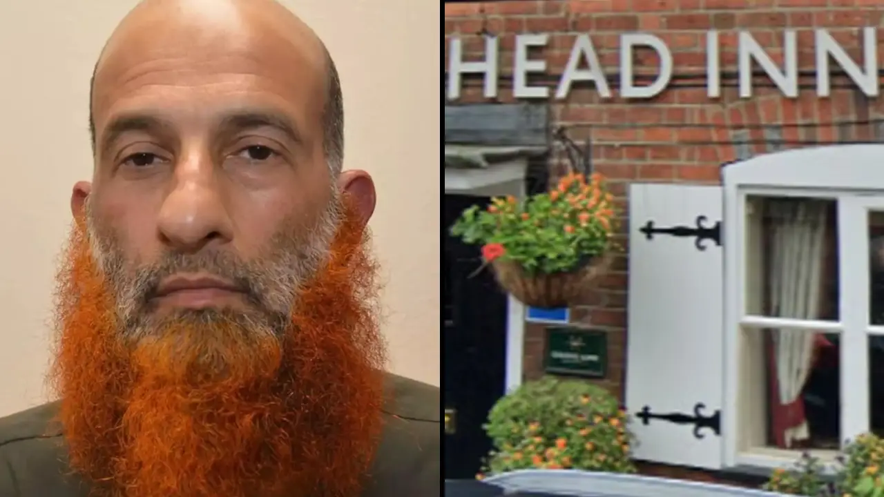 A previously convicted terrorist has initiated legal action against a pub, claiming a sign caused him 'deep offense.'