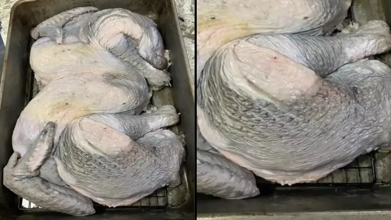 An urgent warning has been issued after a man took to social media and questioned why his Christmas turkey had turned gray.