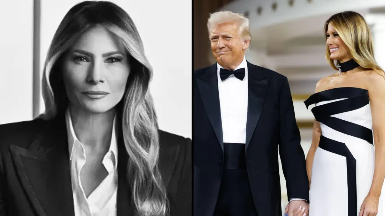 Melania Trump's official portrait has been released and now the internet is all making the same joke. Find out more here...